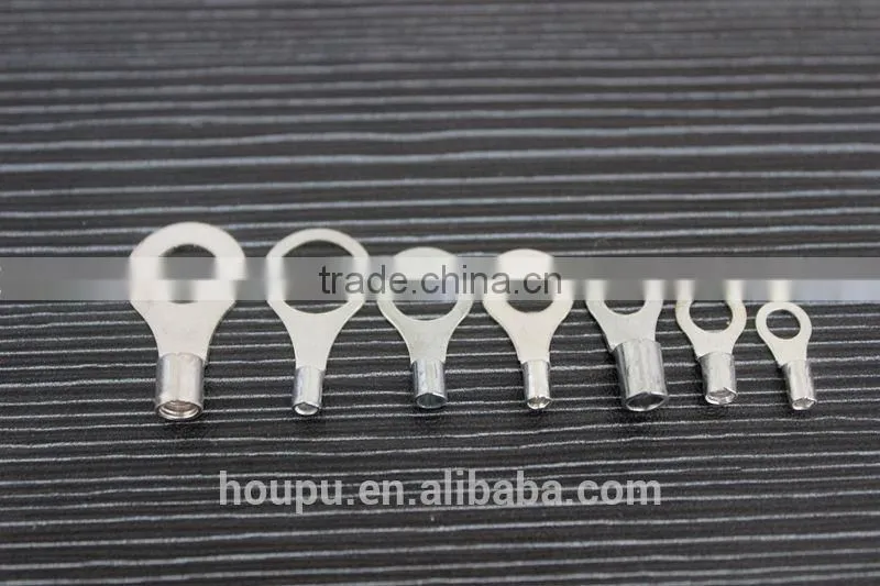 2.5-4MM2 AWG14-12 copper Non Insulated Ring electric wire end terminal