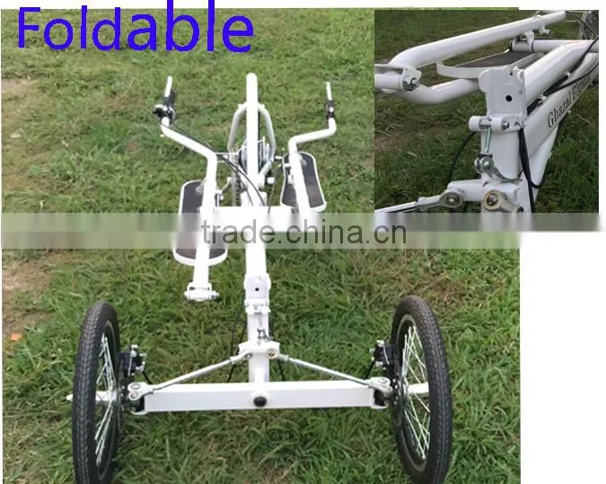 (160408)Outdoor equipment exercise foldable three wheels fitness elliptical bike