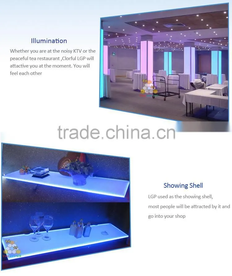 christmas tree laser dot led light guide panel