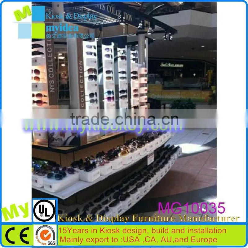 Factory sells directly sunglass display/wooden sunglasses display/sunglasses display cabinet with creative design for sale