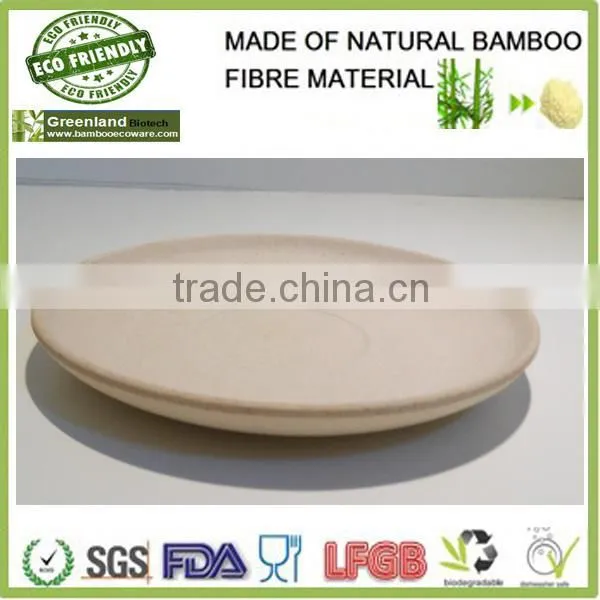 wholesale new white round natural green bamboo fibre coffee cup small spoon