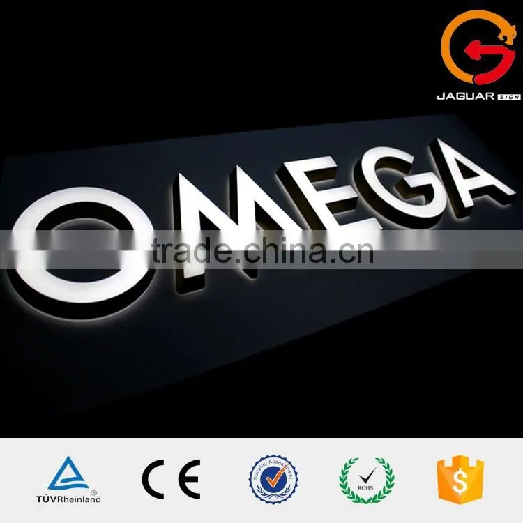 business advetisting led front-lit acrylic light up alphabet lettter sign