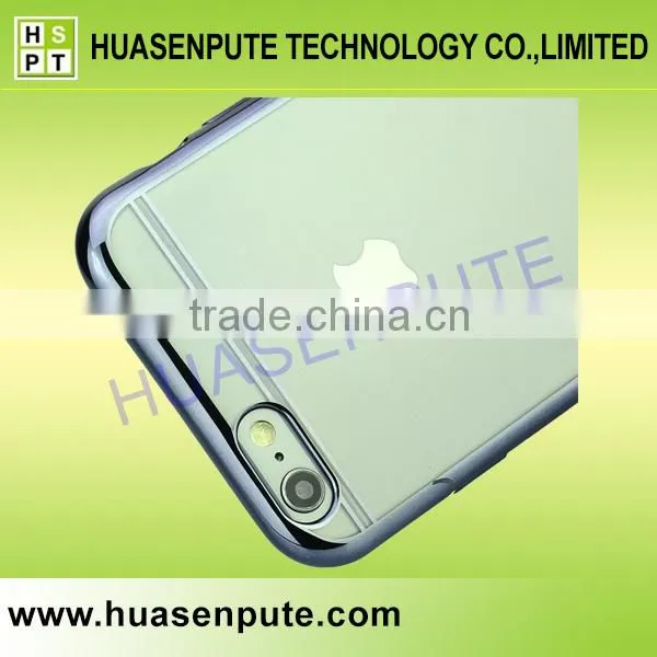 2016 New Arrival Design Ultra-Thin Electroplating Soft TPU Case For iPhone 6s