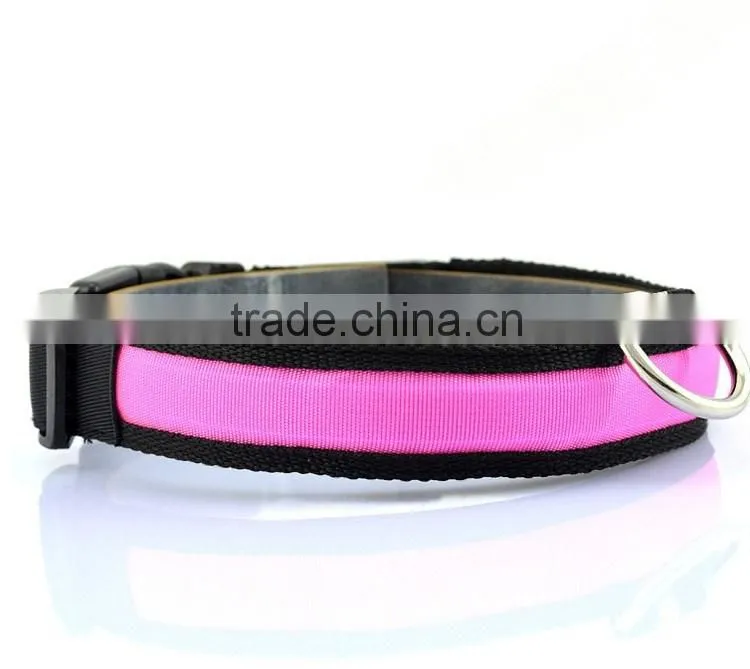 Pet Dog Collars and Leads LED Light Pet Mascotas Cachorro Collars Dogs Luminous Fluorescent Collars Harness