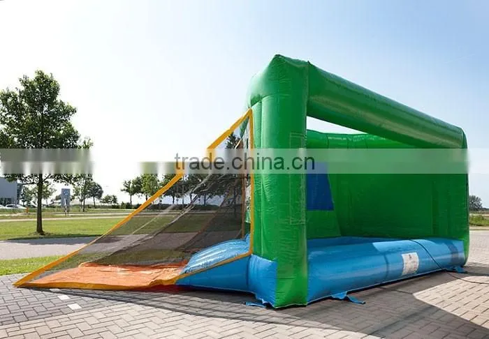 Customize soccer carnival game,soccer goal post toss game,inflatable football goal