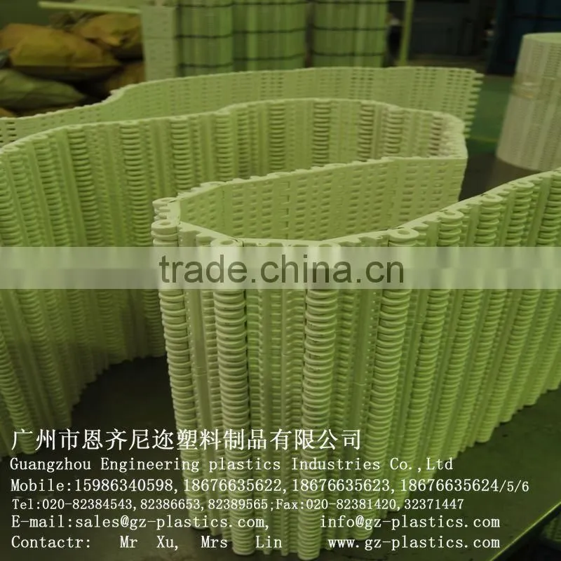 Food grade Plastic polyamide Nylon HDPE Polyethylene delrin POM sushi conveyor chain factory