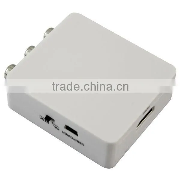 Mini HDMI2AV to AV Composite RCA CVBS Video Audio Converter