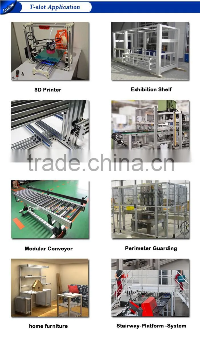 T slot aluminum profile for linear rail CNC