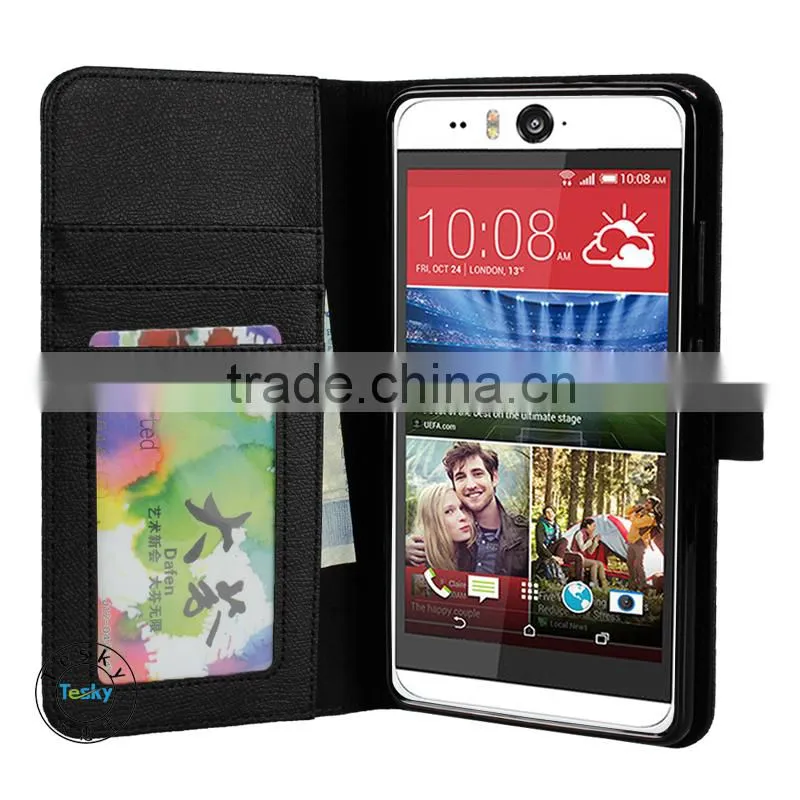 Fancy Cover Case For HTC Desire Eye Flip Cover ( Black )