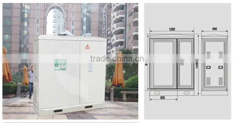 SAIP/SAIPWELL 1200*1065*640mm IP65 Waterproof Single Door SMC Junction Box
