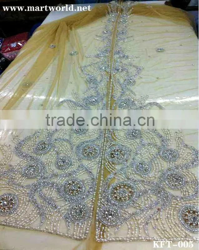 yellow moroccan kaftans for women (KFT-005)