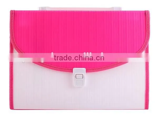 2016 Factory Price PP Folder, 12 Pocket Folder, Organ Bag
