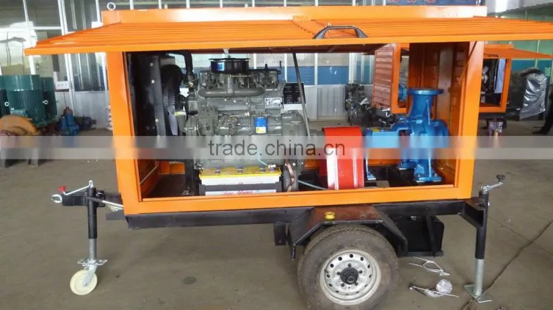 Centrifugal Single Stage Single Suction Agricultural Irrigation Diesel Driven Water Pump