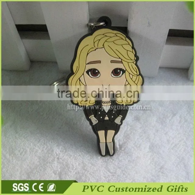 Promotional Custom Personalized Soft Pvc Plastic Keychain