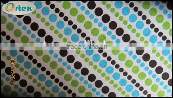 polyester spandex custom digital print fabric