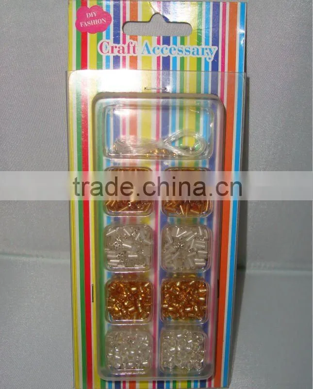 DIY beads package , glass beads for DIY , jewelry beads