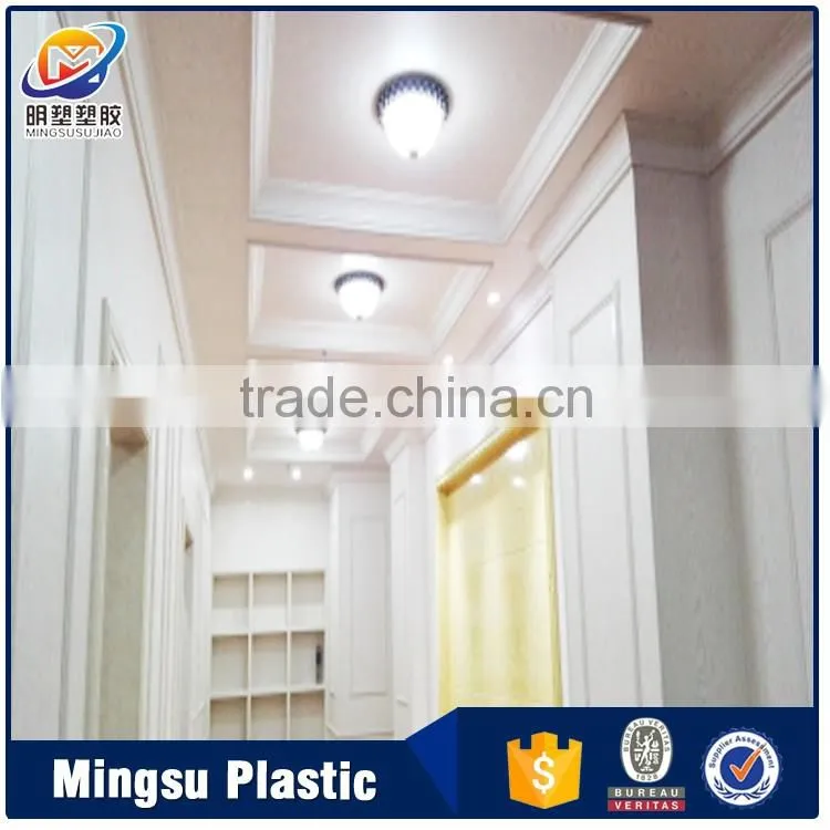 Pvc wood laminate panel use for inrerior decoration with good effect