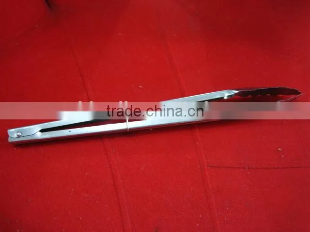 stainless steel metal Barbecue BBQ serving tong