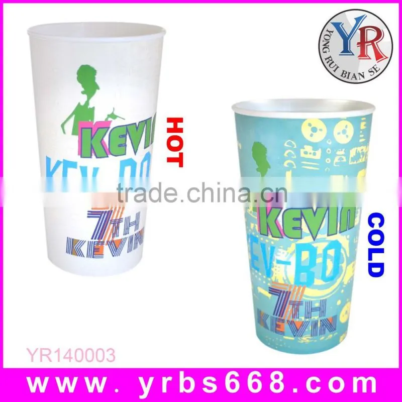 Cortunex Heat Sensitive Color Changing Coffee Mug, Have a nice day Flowers Design