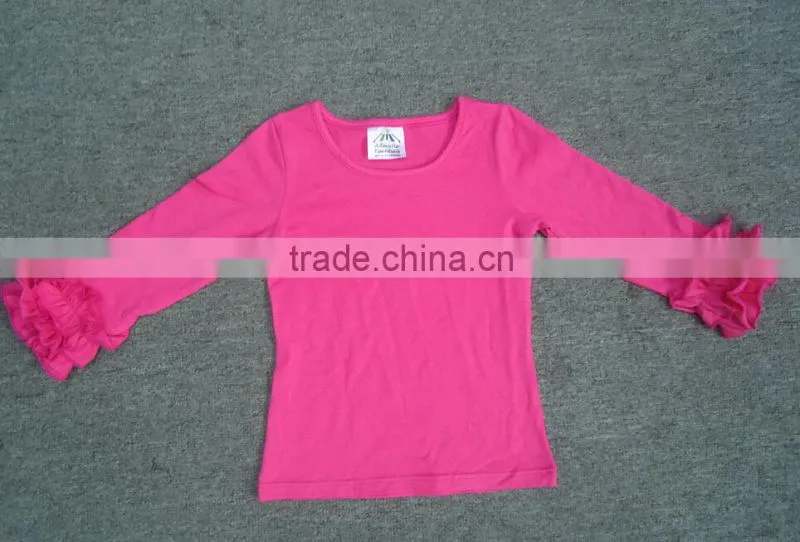 2015 summer beautiful kid clothing manufacturer european cool girls kids t-shirts design