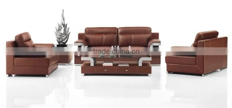S-11 metal fram leather PU office sofa european style sofa