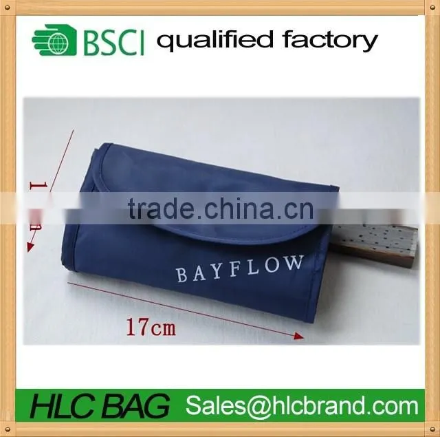 2016 New design eco rpet folding shopping bag with button