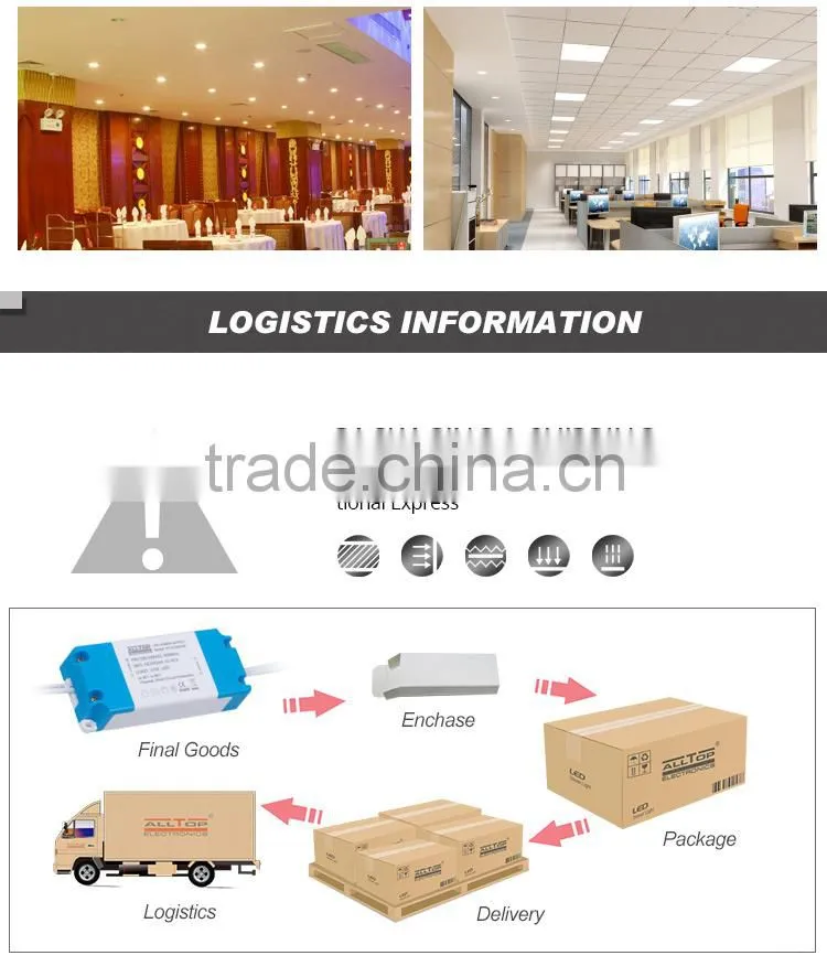 High efficiency constant current 24W 300ma led driver