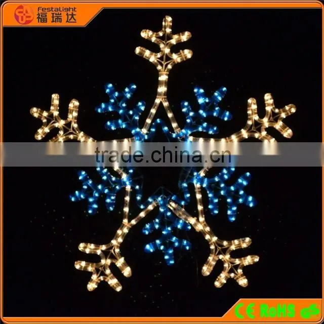 Christmas decorative lights with led snowflake with star motif lights