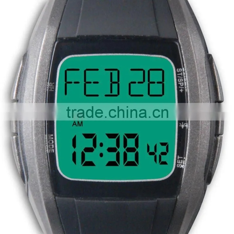 Wireless Watch Chest Strap Fitness Pluse Belt Sport Calorie 240bpm Heart Rate Monitor