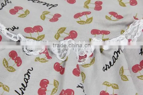 Cute Cherry Design high Quality Female small dog clothes made in china