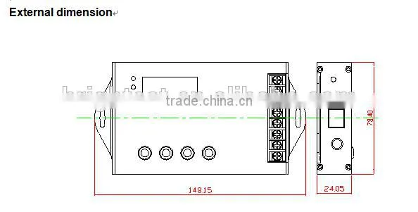 DC12/24V TC420 5 channels led time controller common Anode Programmable Time controller