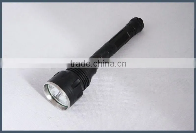 2200 lumen aluminum led flashlight rechargeable torch light