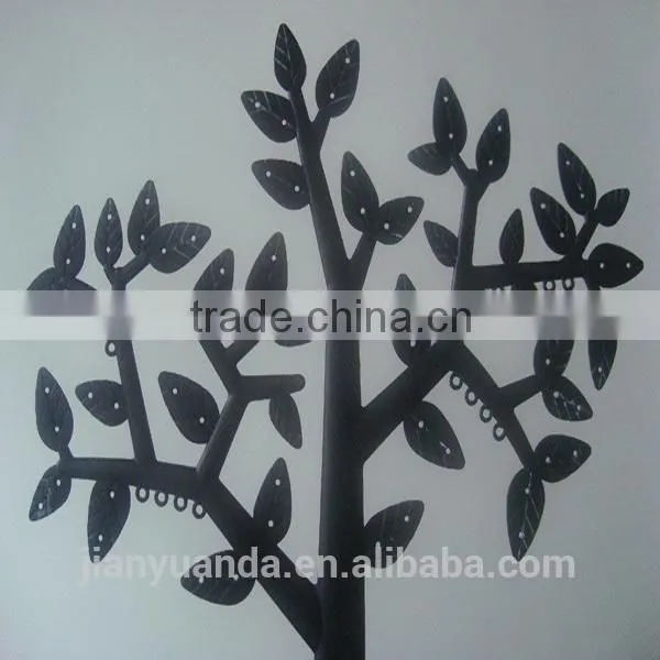 plastic necklace rotating stand / jewelry display adjustable tree stands