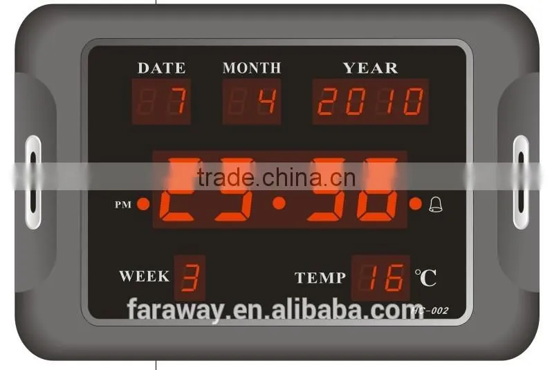 led desk clock with alarm