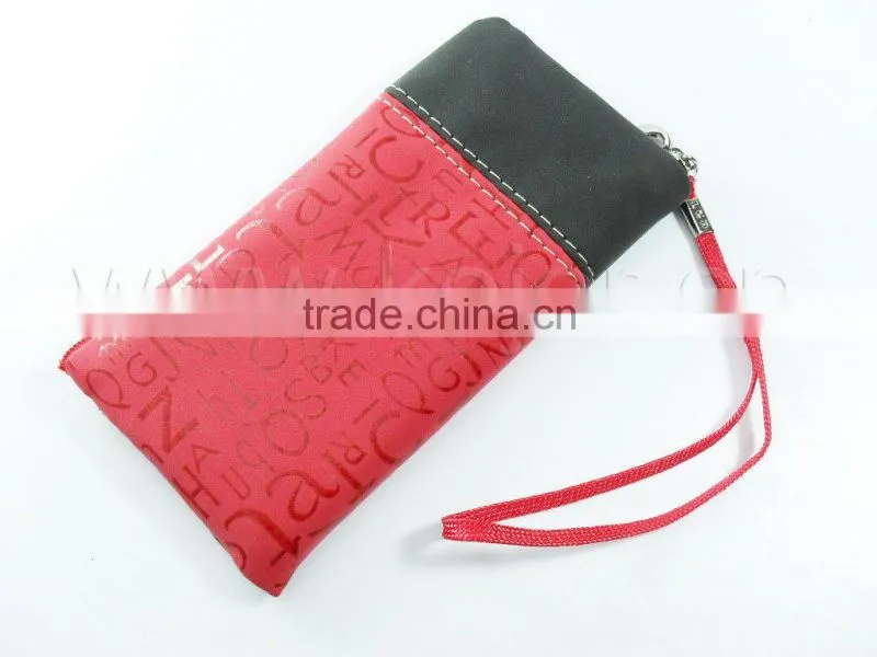 High quality Drawstring Leather Pouch for samsung galaxy s5 s4 s3 note3 note2