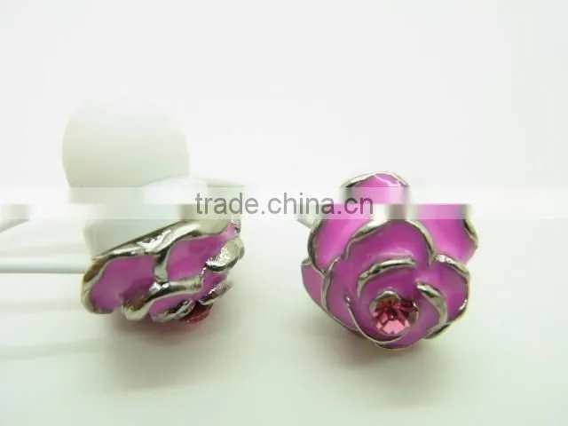 high quality diamond stone earphone bling earbud for promotion