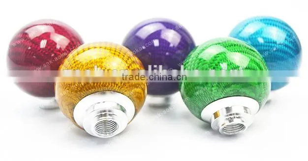 Universal Carbon Fiber Gear Shift Lever Knob Gear Knob for Car