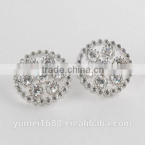 new products 2016 fashion silver stud earrings