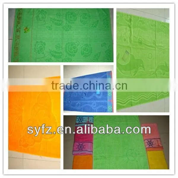 100%cotton fashionable printed beach towel