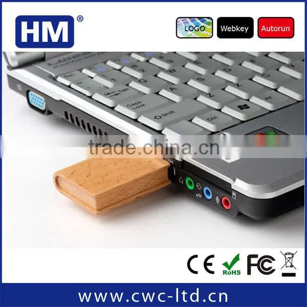 128gb shenzhen factory alibaba wholesale high speed book shape wooden pendrive