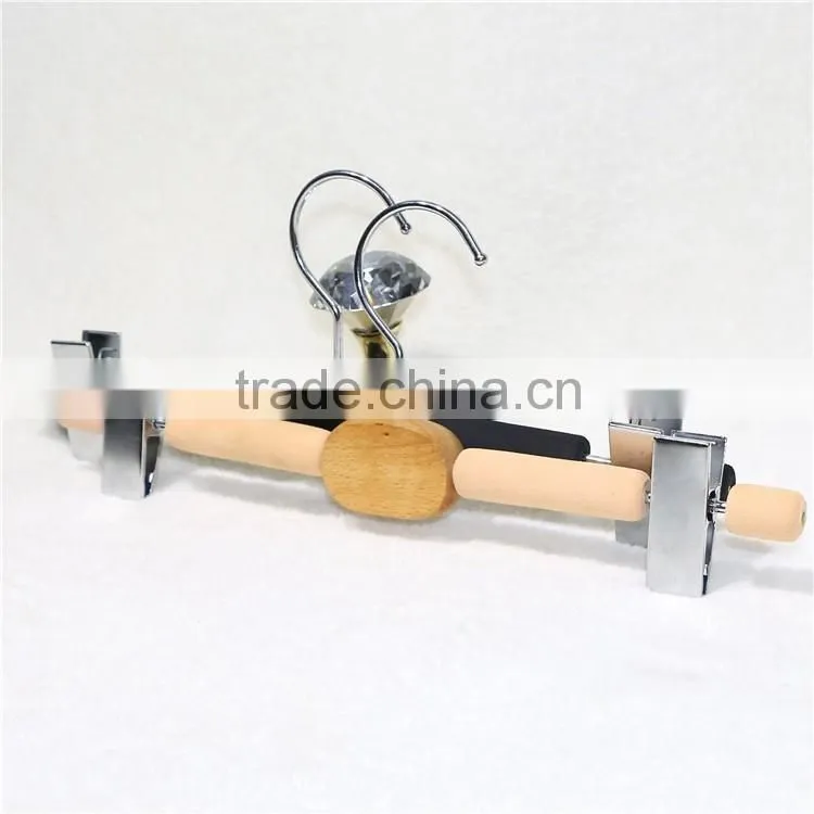 Non-skid children sponge metal clip hanger for pant