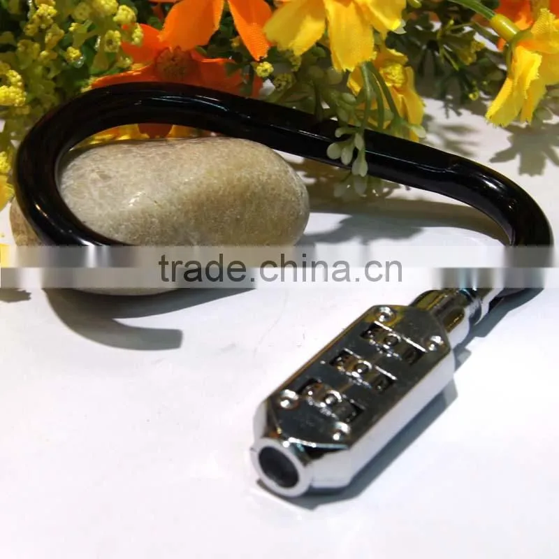 Production of aluminum zinc alloy password locks for locking three password mountaineering buckle lock