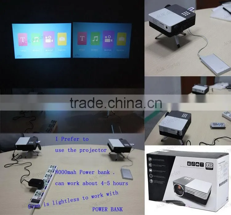 GM50 New arrival Portable multimedia projector mini video Projector home theater HDMI VGA AV SD LED Projector cube projector