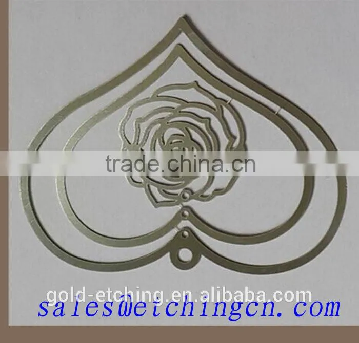guangzhou art and craft chemical etching Photo Etched stainless steel arts and craft