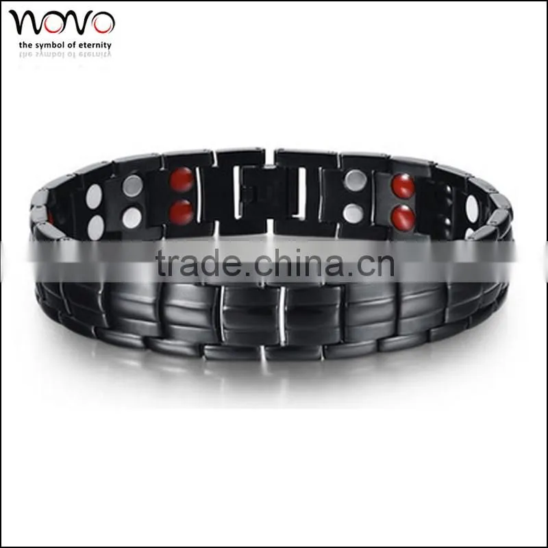 Latest design fashion 316 Stainless steel blood pressure magnetic bracelet
