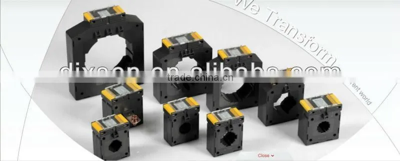 New design!! D363,D364 Three Phase DIN rail current transformer