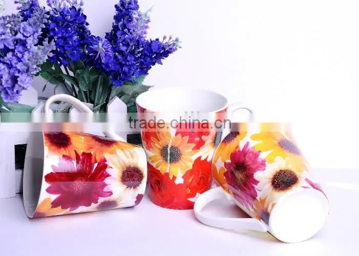 11oz Ceramic blue and white china mug
