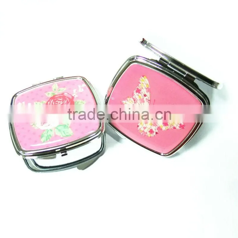 metal compact mirror
