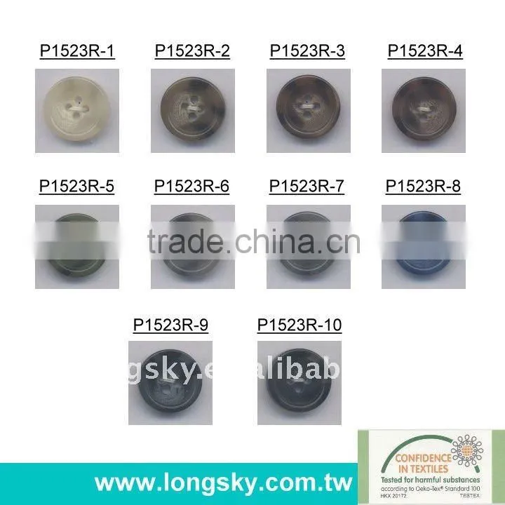 (#P1292-05) 2015 custom made fashion show designer plastic red round clothing buttons