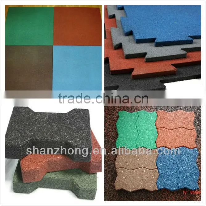 2016 Great quality residential safety rubber flooring on sale